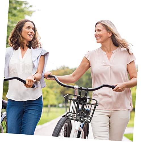 Ganazono 1pc Bicycle Basket Bike Storage Basket Cycling Handlebar Basket Bike Handlebar Basket Thicken Bike